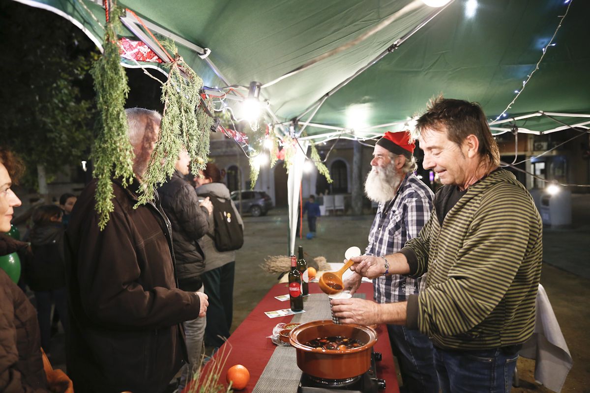 Presentació del pessebre vivent al NADAL de la plaça Barcelona a Sant Cugat. FOTO: Yves Dimant