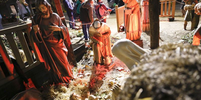 Inauguració del pessebre de Sant Cugat. FOTO: Yves Dimant
