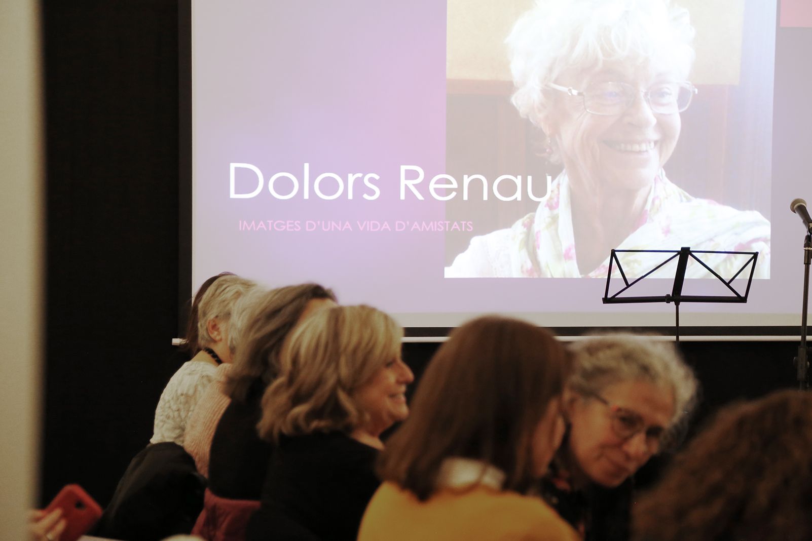 Homenatge a Dolors Renau. FOTO: Anna Bassa