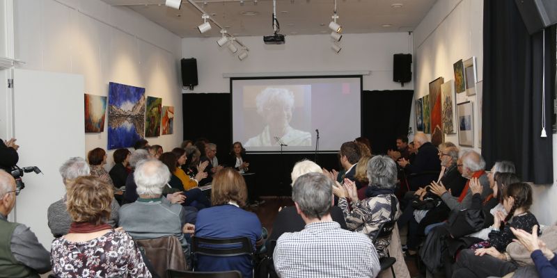 Acte d'homenatge a Dolors Renau. FOTO: Anna Bassa