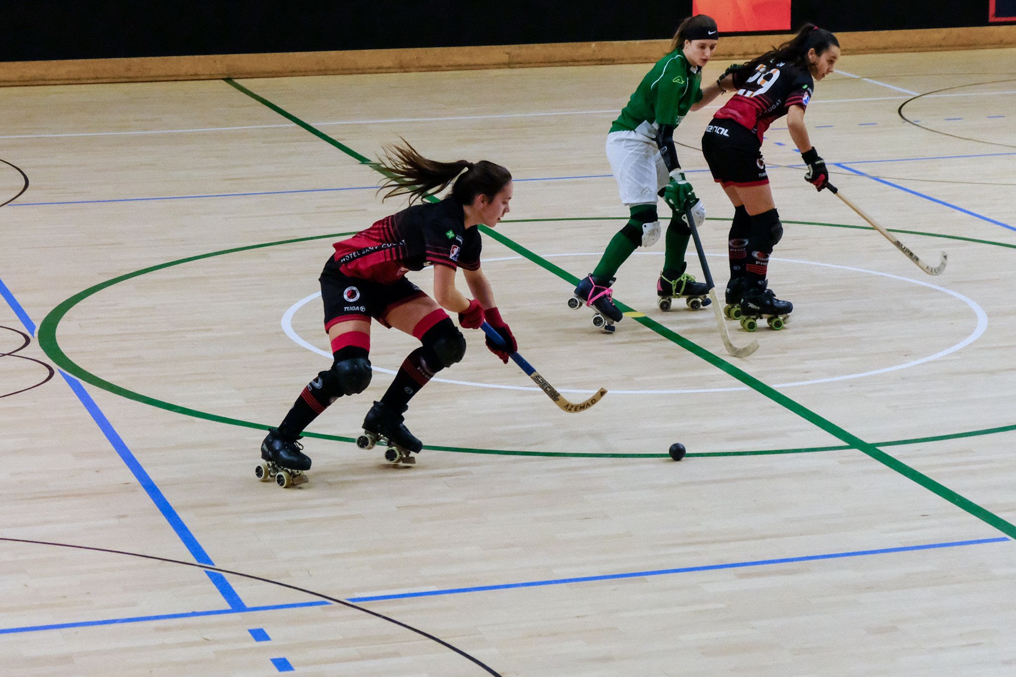 Lliga hoquei sobre patins femení. PHC Sant Cugat CP Vilanova. FOTO: Ale Gómez