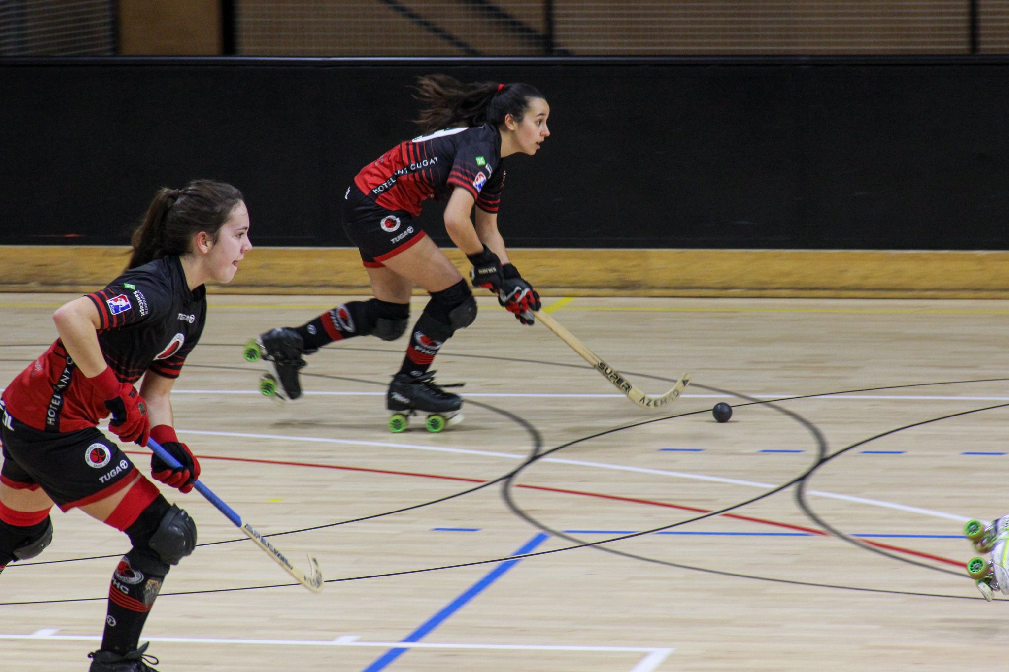Lliga hoquei sobre patins femení. PHC Sant Cugat CP Vilanova. FOTO: Ale Gómez
