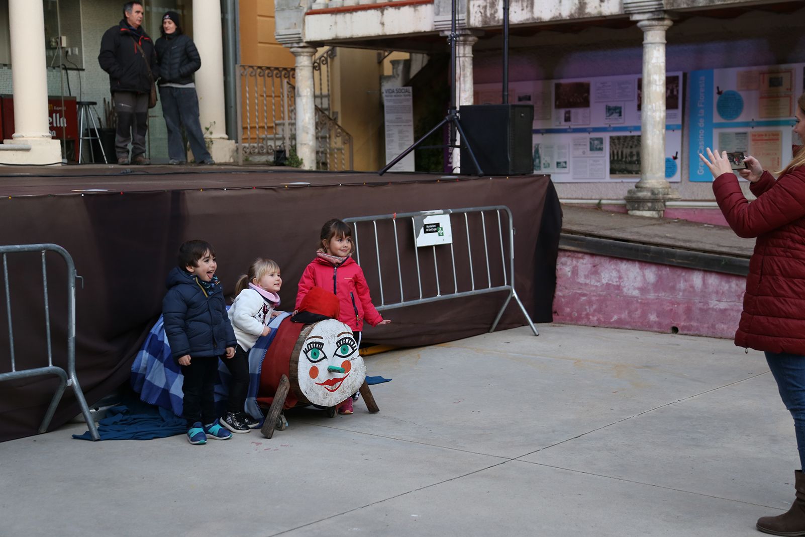 Caga tió a La Floresta. FOTO: Anna Bassa