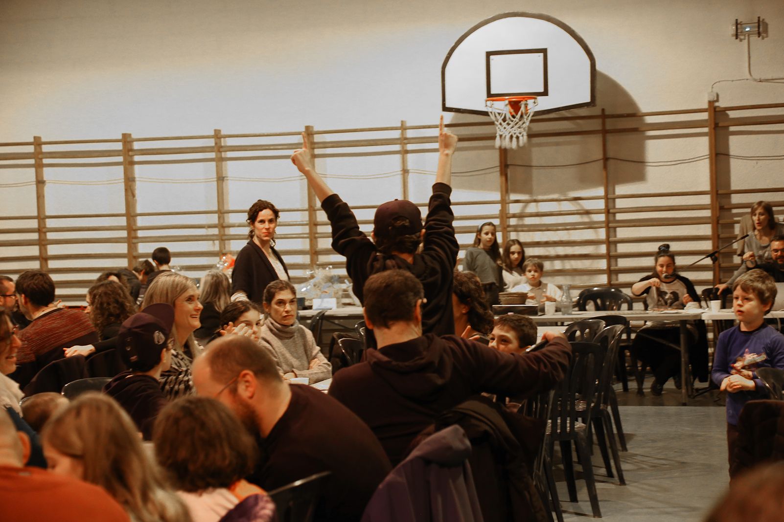 Quinto de nadal a l'escola Pins del Vallès. FOTO: Anna Bassa