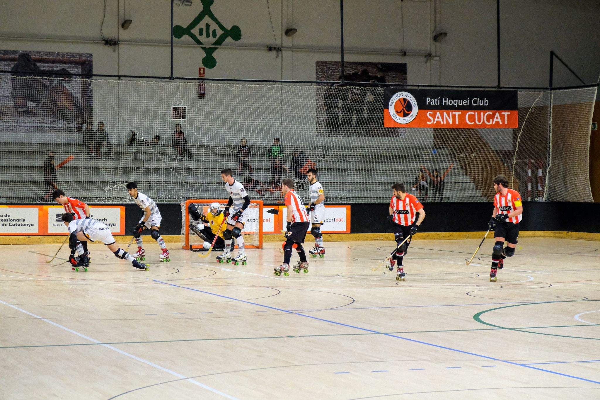 Lliga hoquei sobre patins masculí. PHC Sant Cugat CHP Sant Feliu. FOTO: Ale Gómez