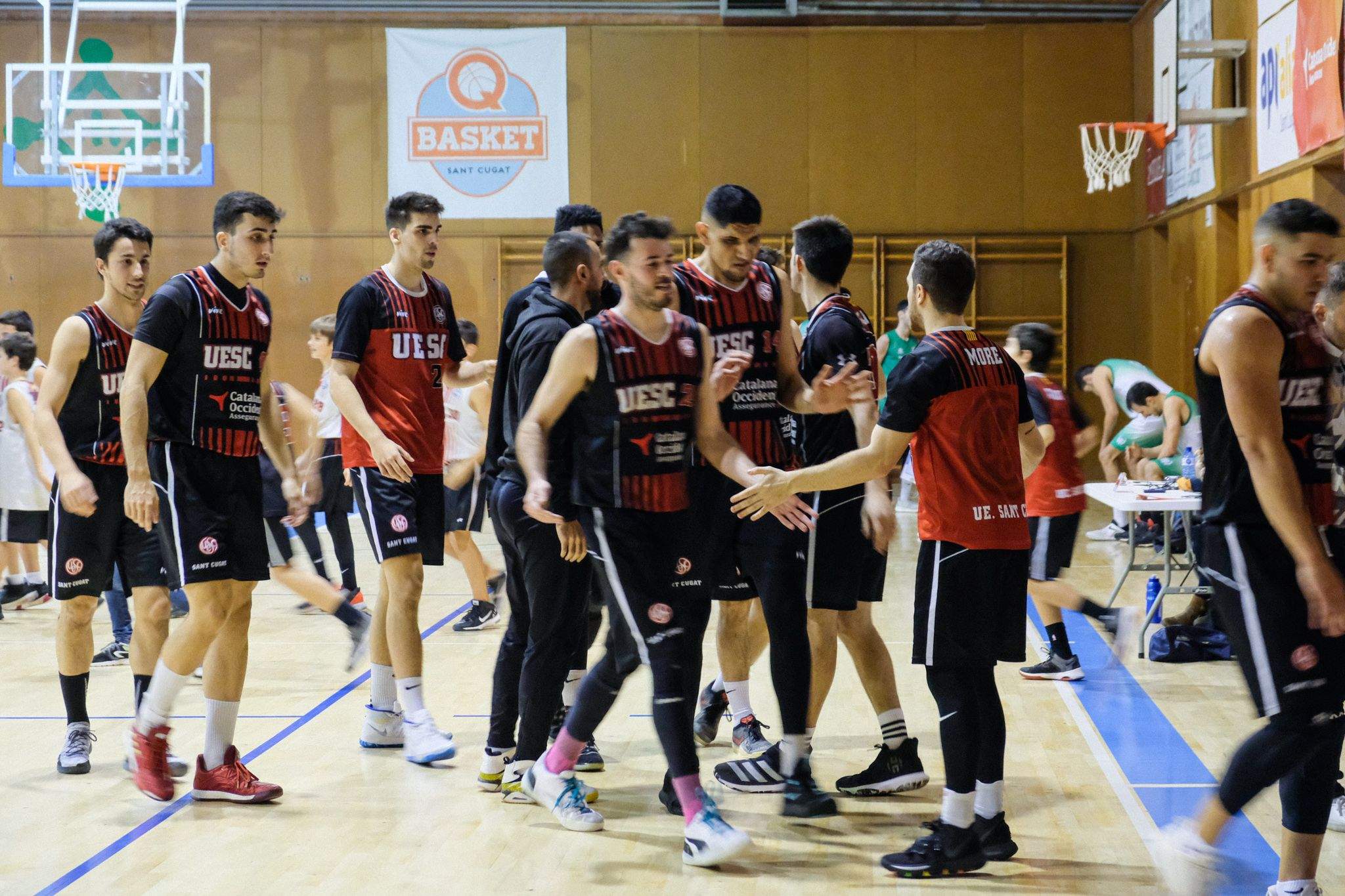 Lliga bàsquet masculí. UE Sant Cugat Centre Catòlic L'Hospitalet. FOTO: Ale Gómez