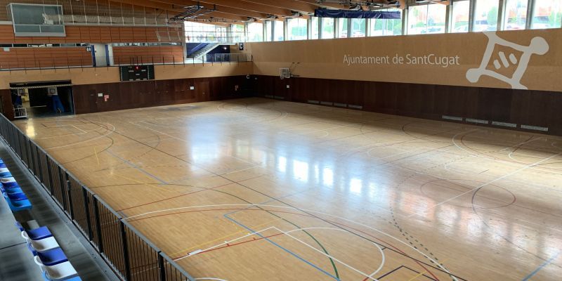 El Pavelló 3 de la ZEM Rambla del Celler, un dels equipaments municipals de l'Ajuntament de Sant Cugat FOTO: Àlex López Puig