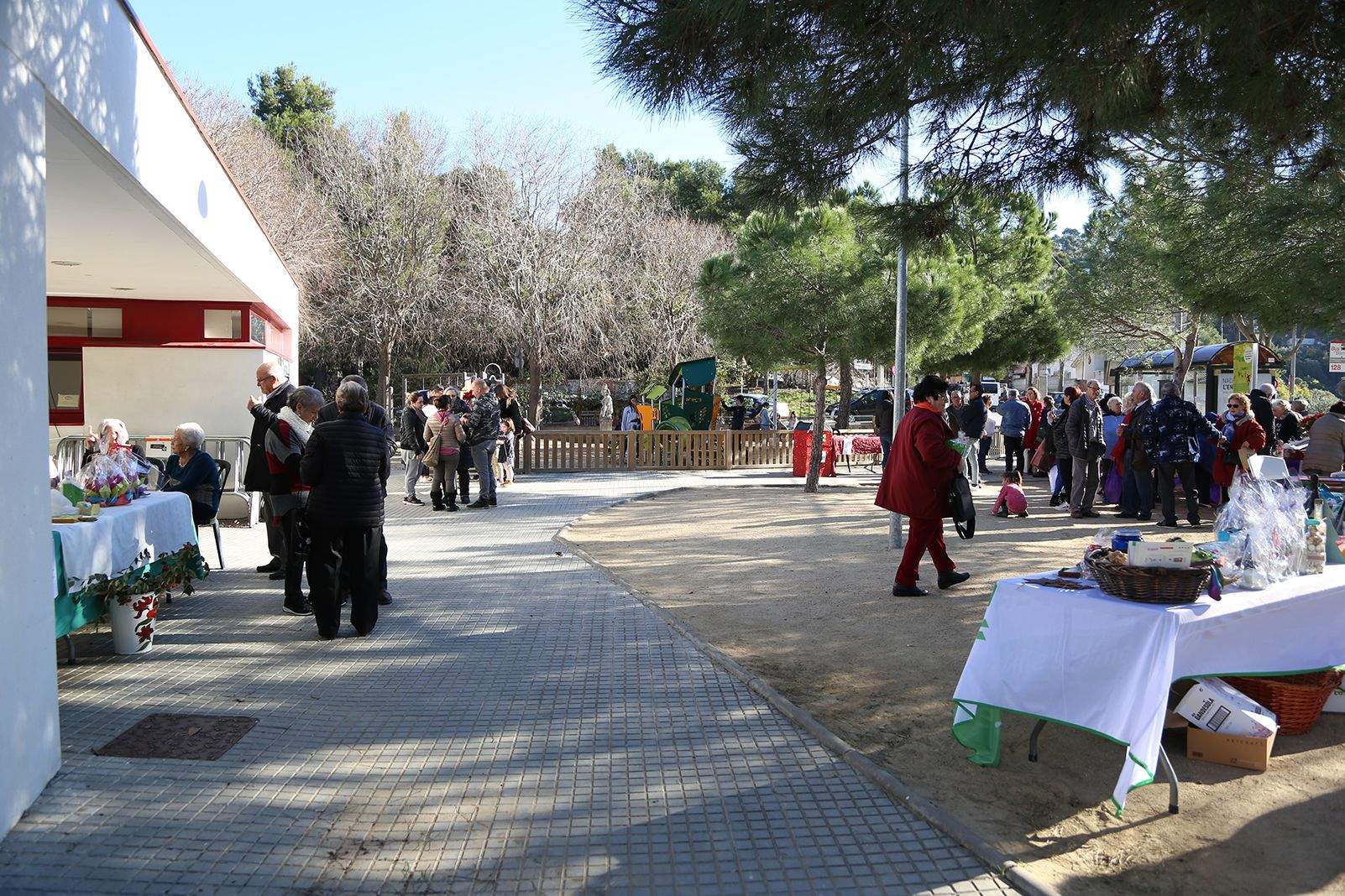 Fira de Santa Llúcia de NADAL a Les Planes. FOTO: Anna Bassa