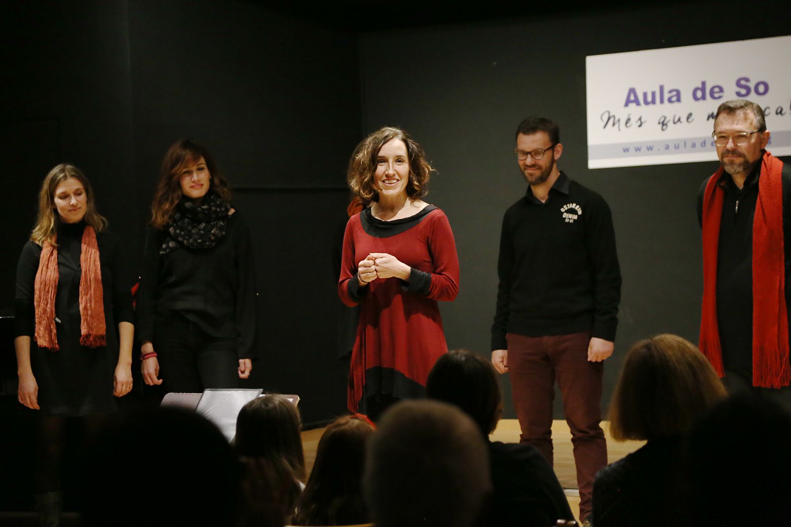 Concert benèfic en suport de Petits Músics del Món a l'Aula de So. FOTO: Anna Bassa
