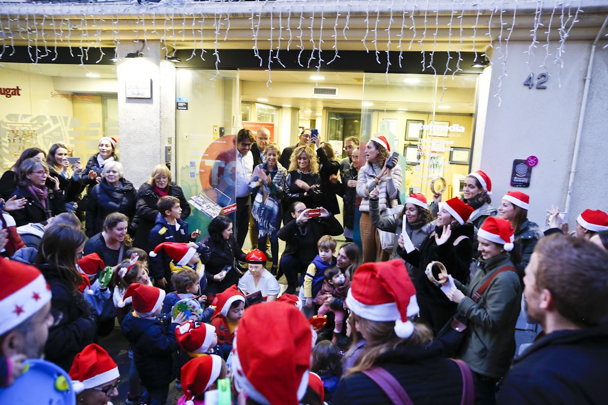 Les Nadales als carrer de Sant Cugat, aquest NADAL 2019. FOTO: Yves Dimant