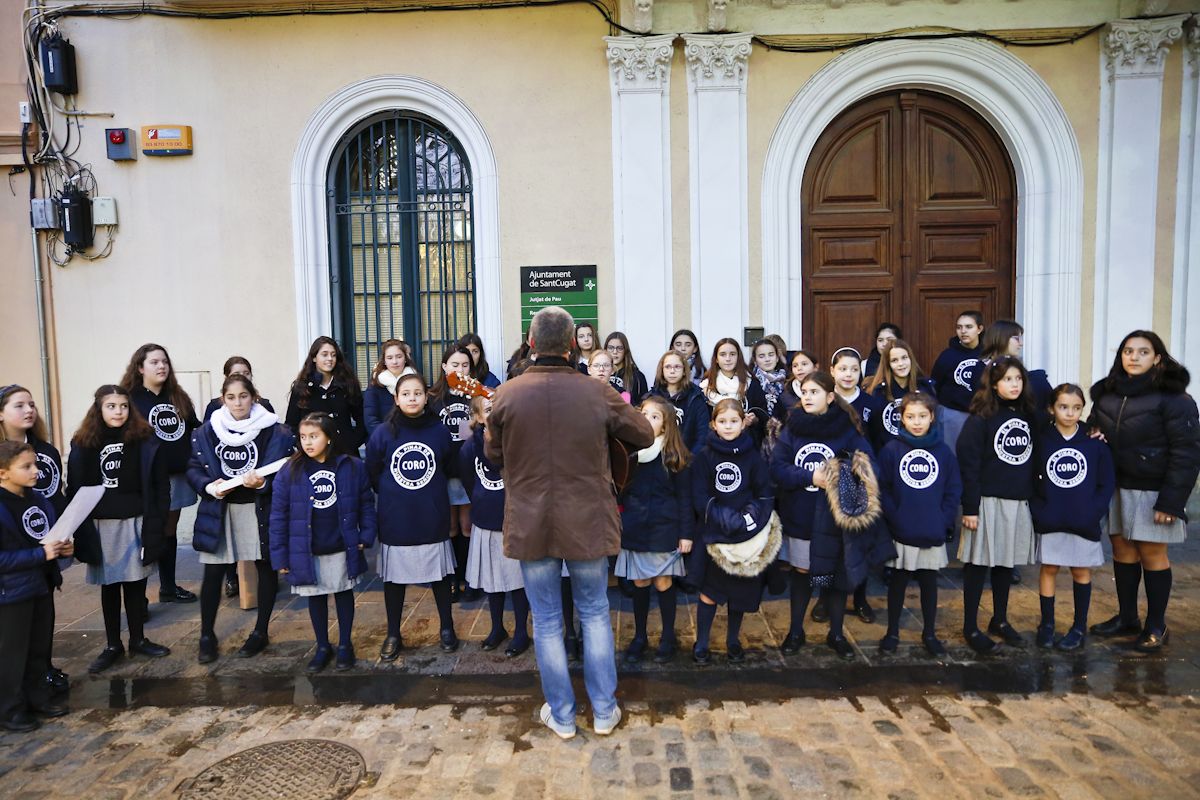 Les Nadales als carrer de Sant Cugat, aquest NADAL 2019. FOTO: Yves Dimant