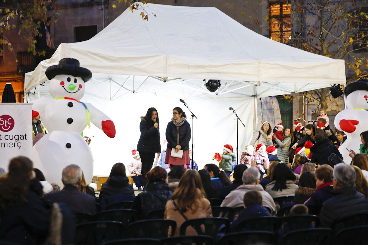 Les Nadales als carrer de Sant Cugat, aquest NADAL 2019. FOTO: Yves Dimant