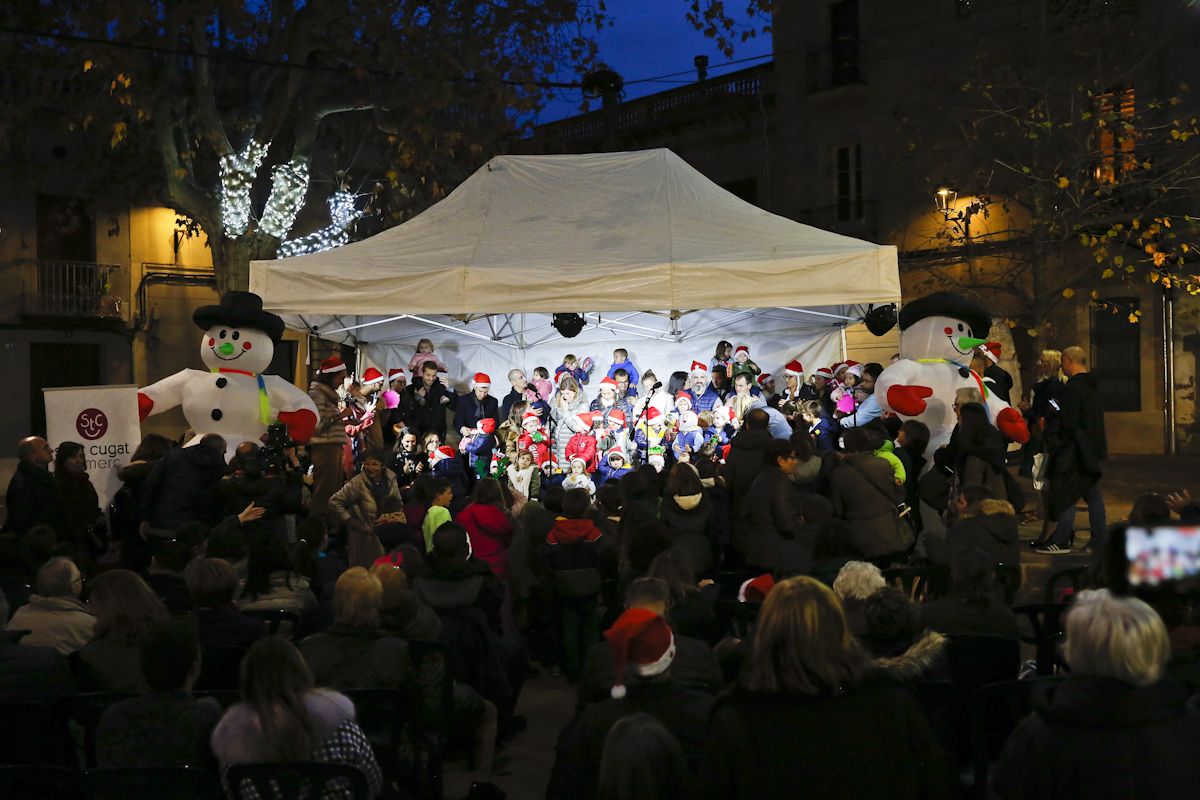 Les Nadales als carrer de Sant Cugat, aquest NADAL 2019. FOTO: Yves Dimant