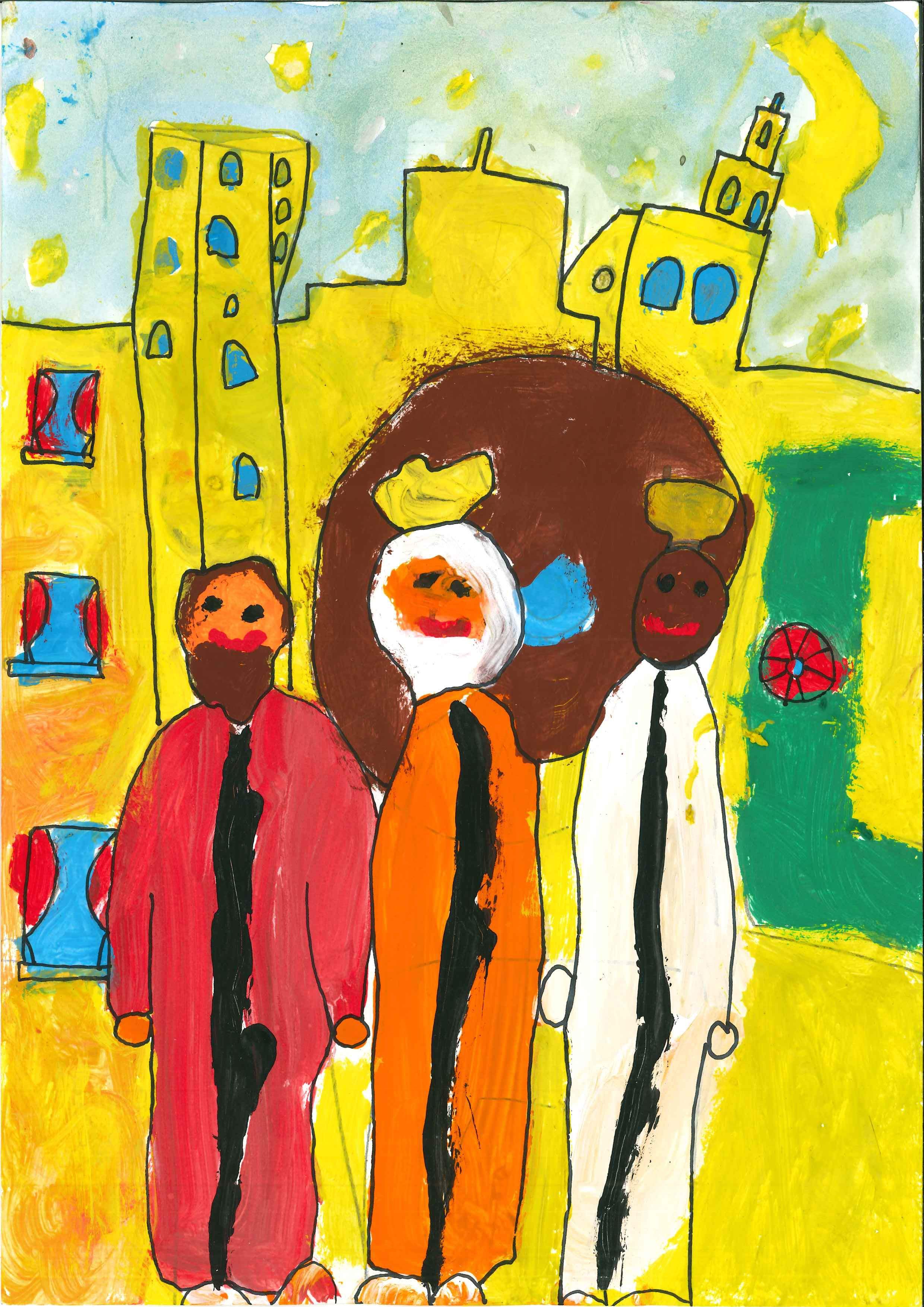 Imatge guanyadora de la categoria Reis. Yichen Hu. Escola Àgora Sant Cugat.