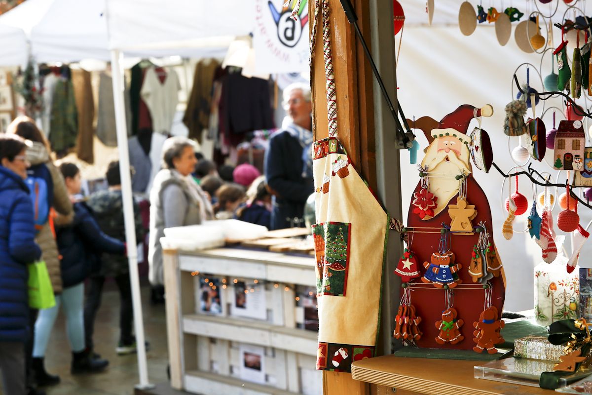 La fira de NADAL de la plaça Octavià. FOTO: Yves Dimant