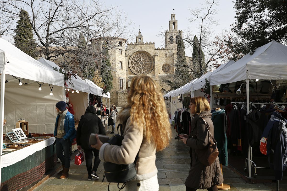 La fira de NADAL de la plaça Octavià. FOTO: Yves Dimant