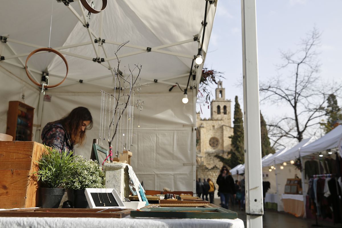 La fira de NADAL de la plaça Octavià. FOTO: Yves Dimant