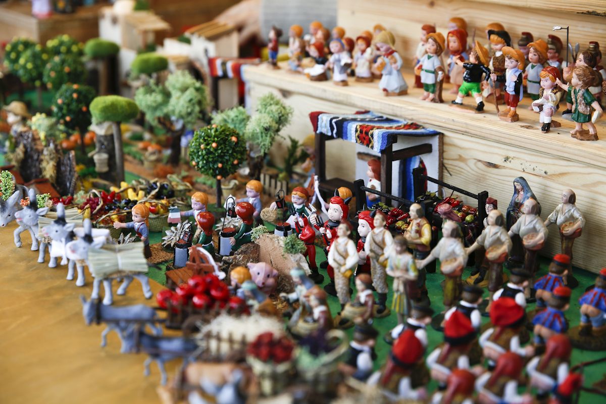 La fira de NADAL de la plaça Octavià. FOTO: Yves Dimant