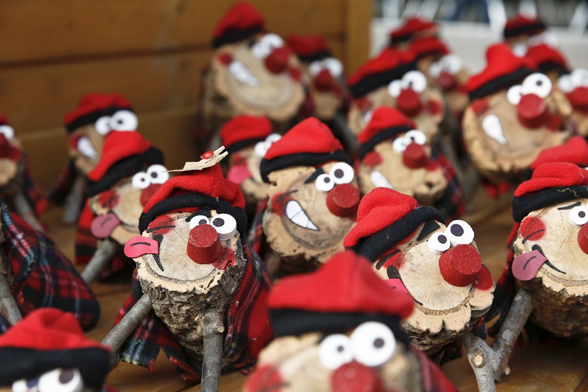 La fira de NADAL de la plaça Octavià. FOTO: Yves Dimant