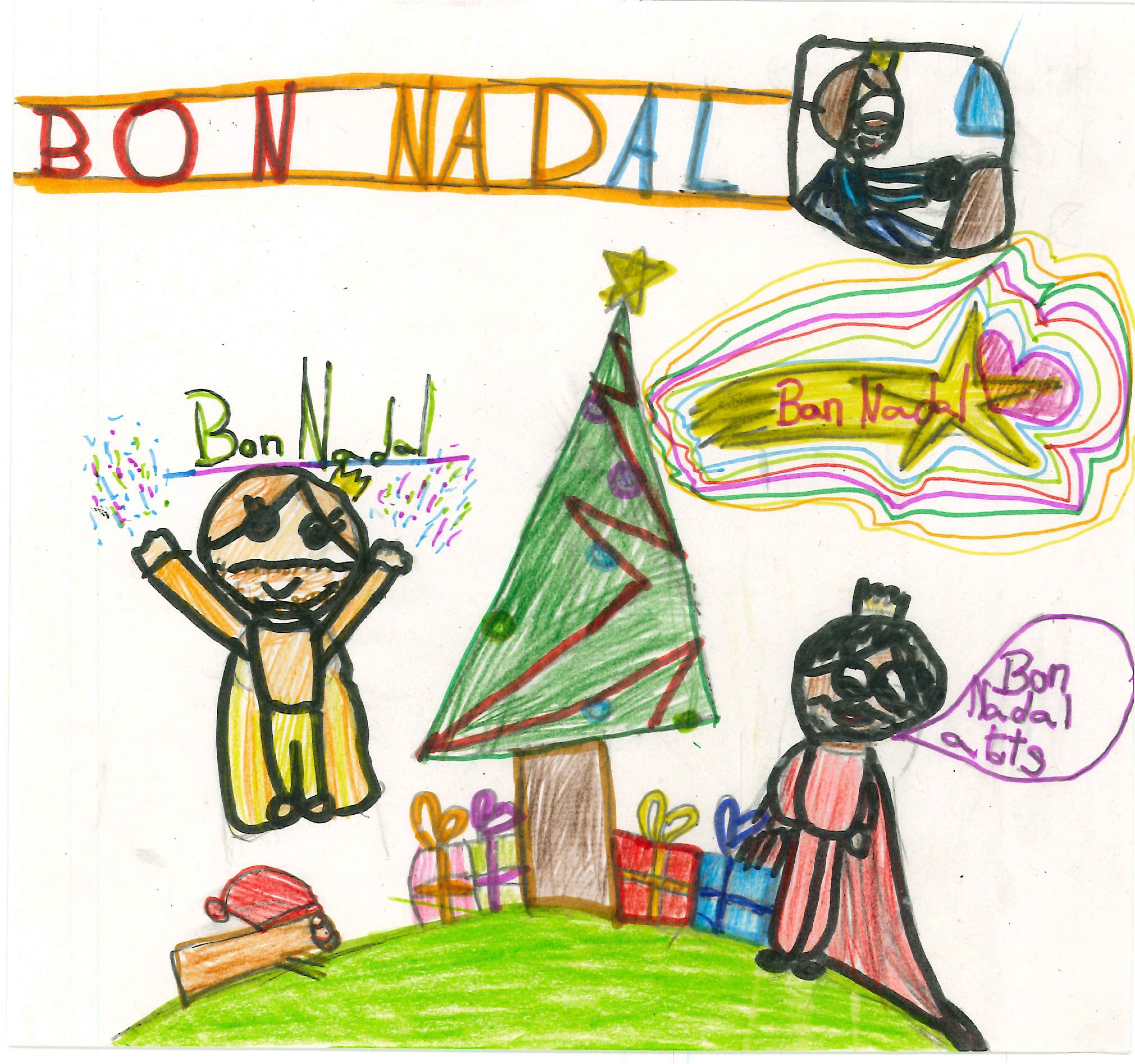 Les imatges del concurs de postals de NADAL del TOT de l'escola Pins del Valles