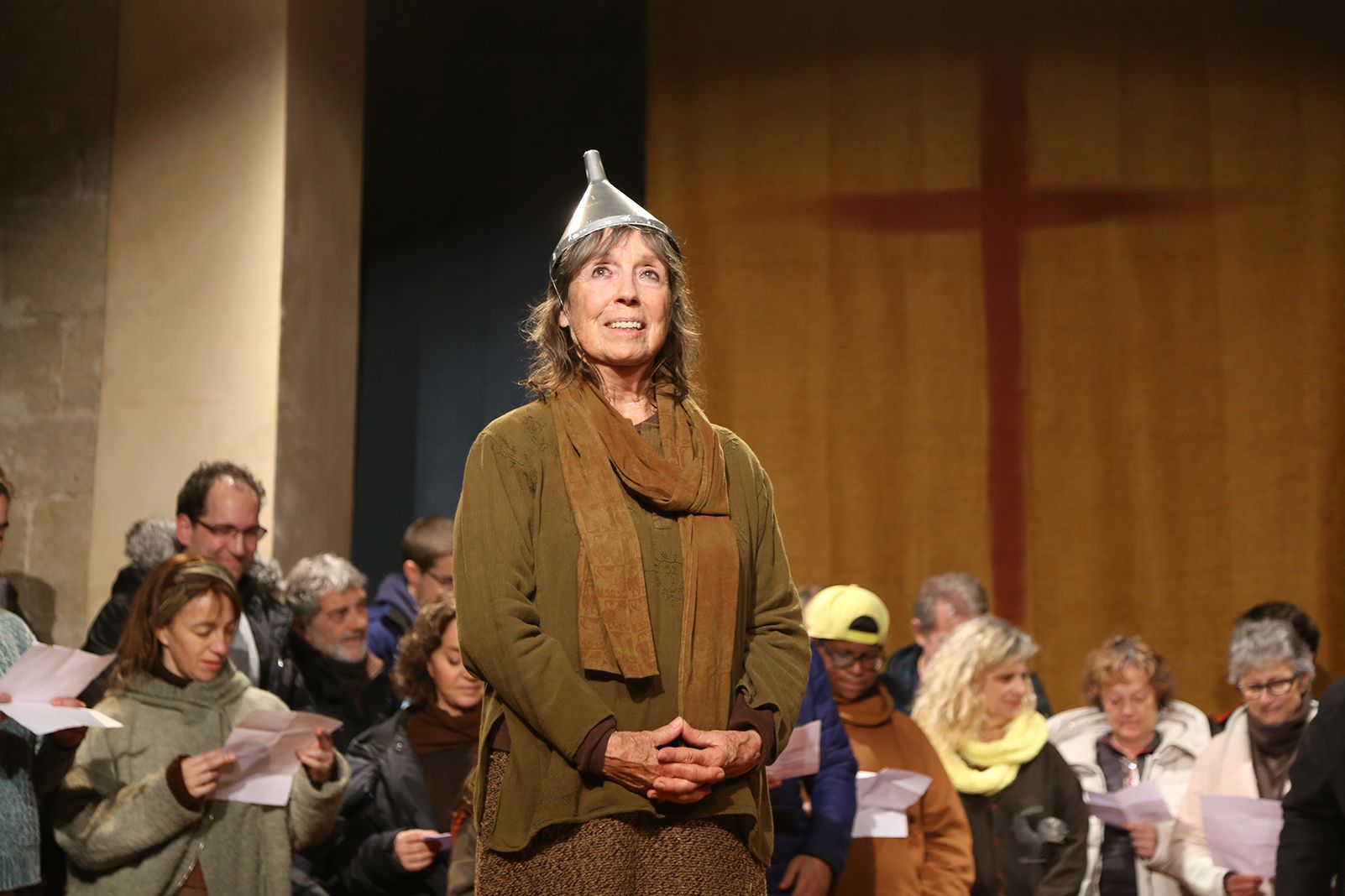 Homenatge a Encarna Adelantado pels 19 anys de funcions a Pedre i Sang FOTO: Anna Bassa