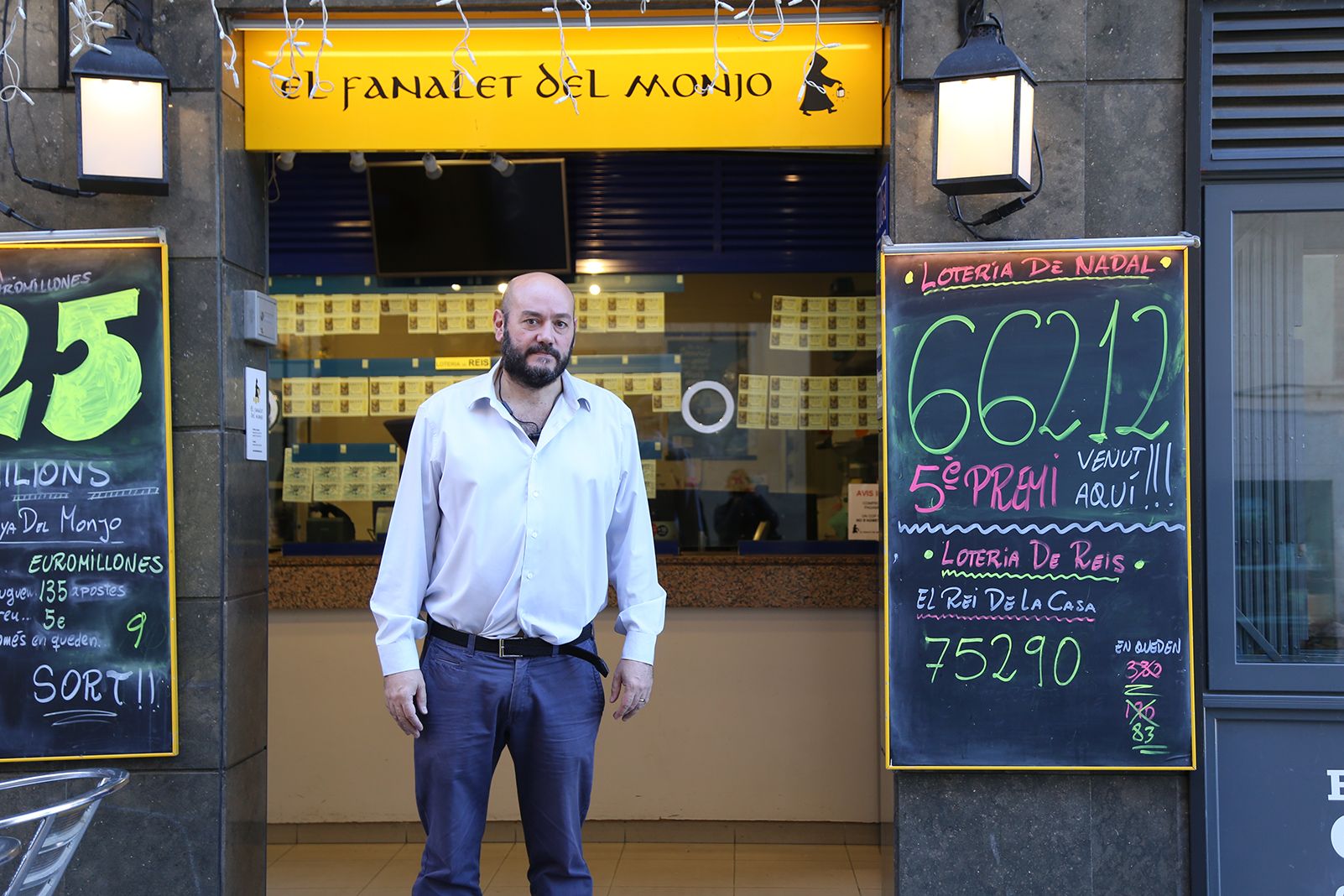 Un 5è premi de la Loteria de Nadal toca a Sant Cugat. FOTO: Anna Bassa