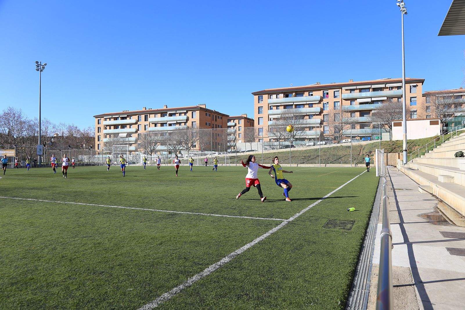 Partit de Lliga futbol femení Sant Cugat FC- Palautordera FC. FOTO: Anna Bassa