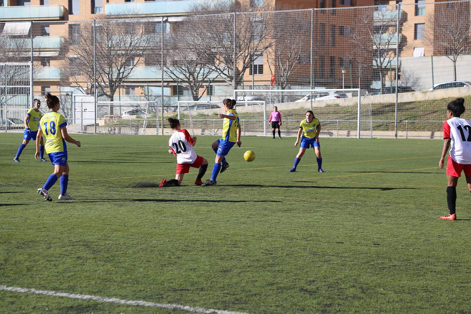 Partit de Lliga futbol femení Sant Cugat FC- Palautordera FC. FOTO: Anna Bassa