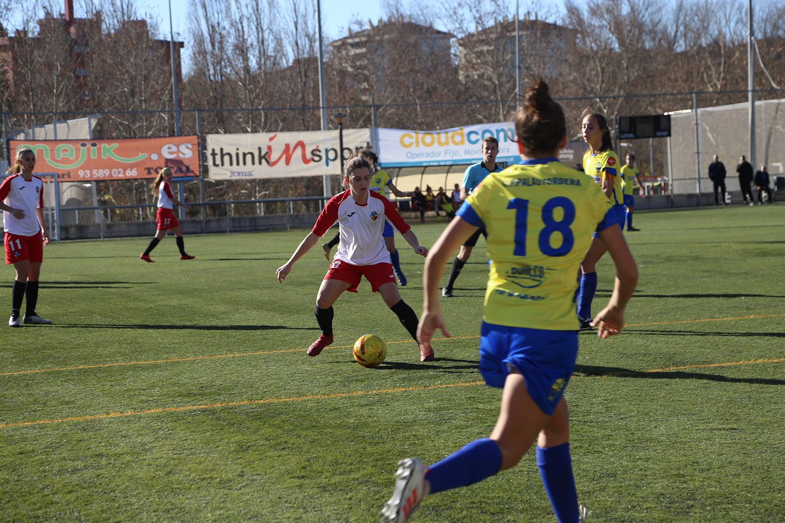 Partit de Lliga futbol femení Sant Cugat FC- Palautordera FC. FOTO: Anna Bassa