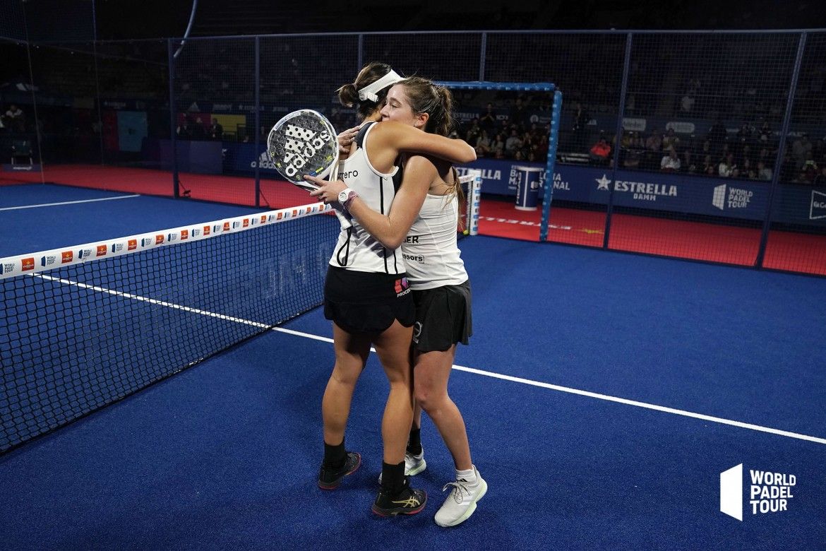 Marta Marrero i Marta Ortega en les semifinals de l'Estrella Damm Barcelona Master Final 2019. FOTO: World Padel Tour.