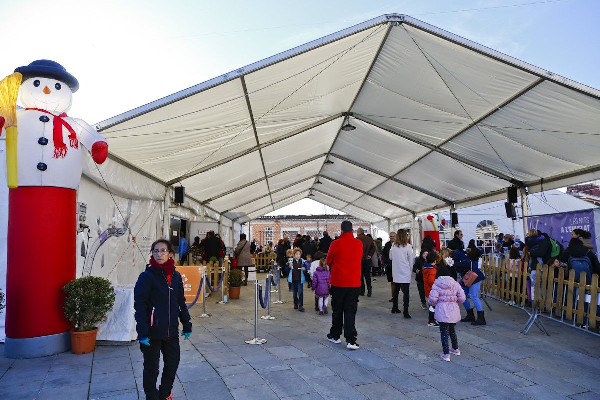 Exterior de l'Envelat de Nadal de Sant Cugat. FOTO: Yves Dimant