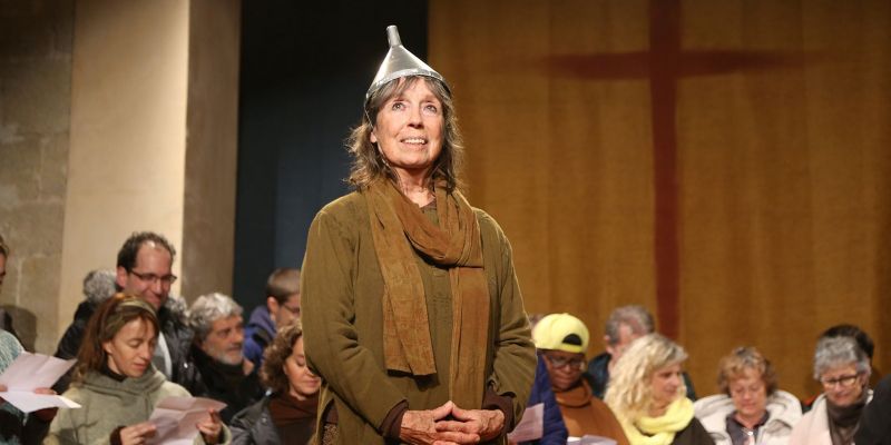 Homenatge a Encarna Adelantado per 'Pedra i Sang'. FOTO: Anna Bassa