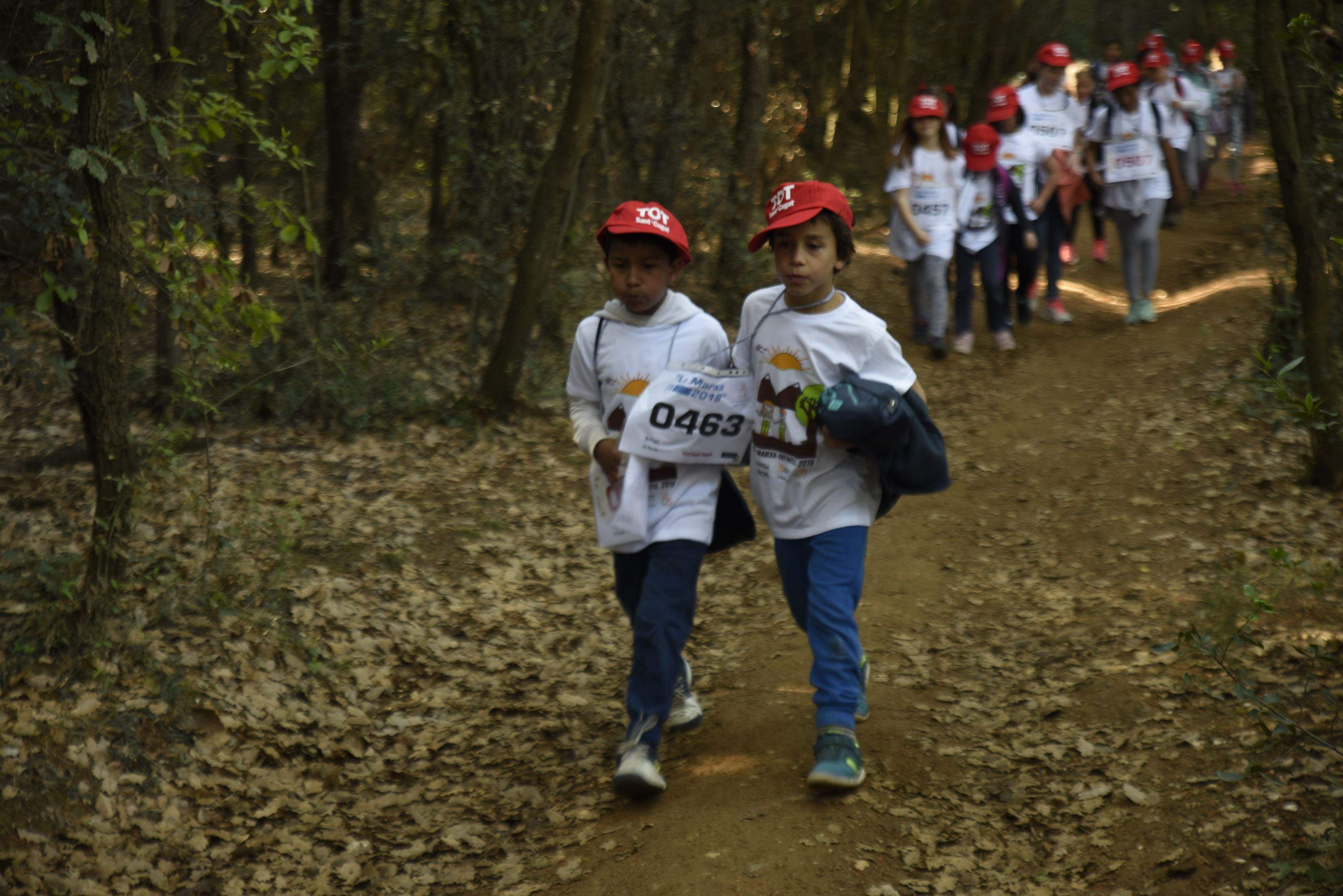 Marxa Infantil organitzada pel Club Muntanyenc Sant Cugat. FOTO: Bernat Millet