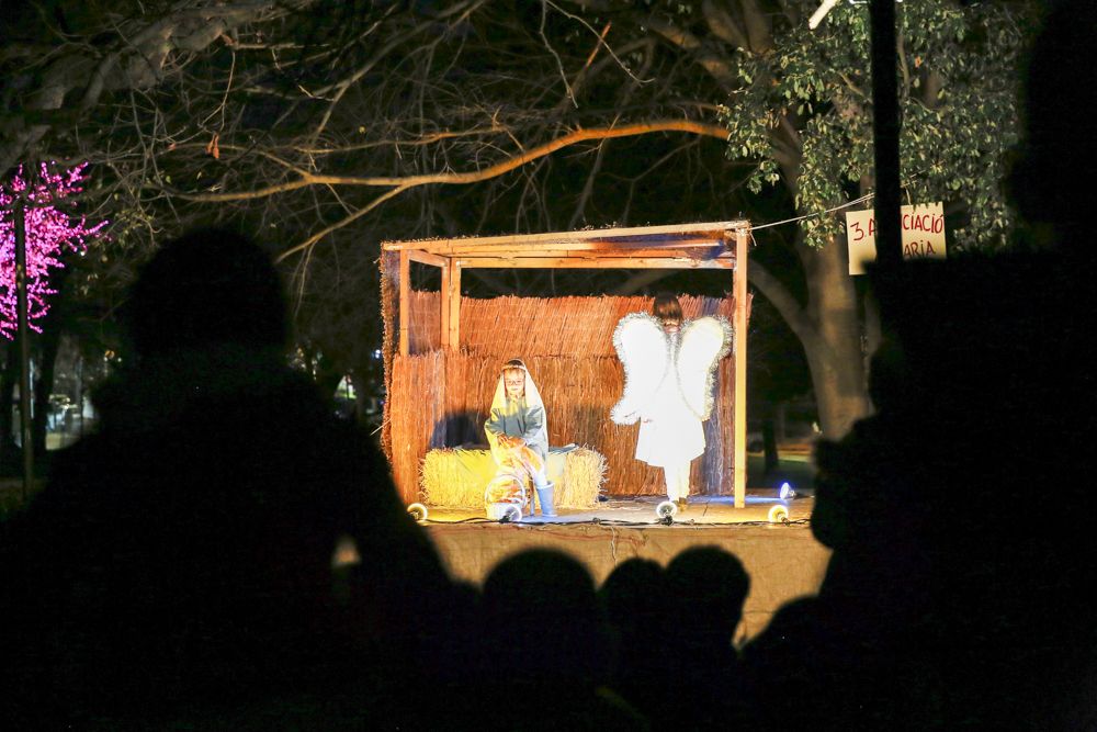 Pessebre vivent al monestir de Sant Cugat. FOTO: Yves Dimant