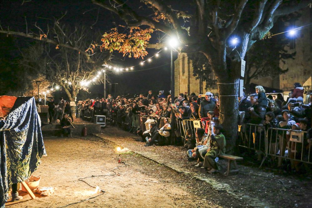 Pessebre vivent al monestir de Sant Cugat. FOTO: Yves Dimant