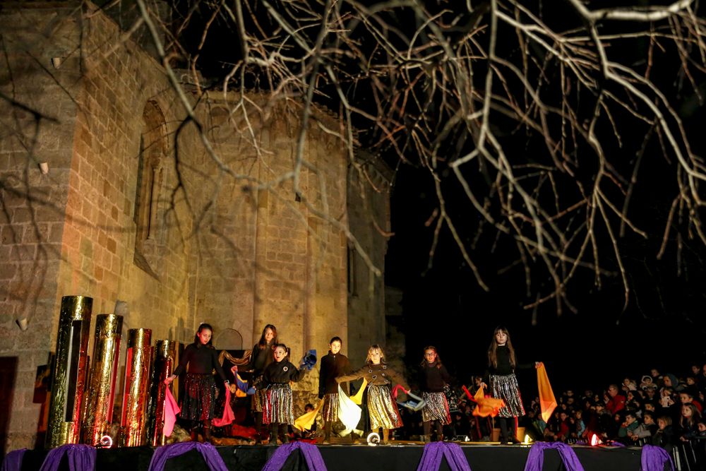 Pessebre vivent al monestir de Sant Cugat. FOTO: Yves Dimant