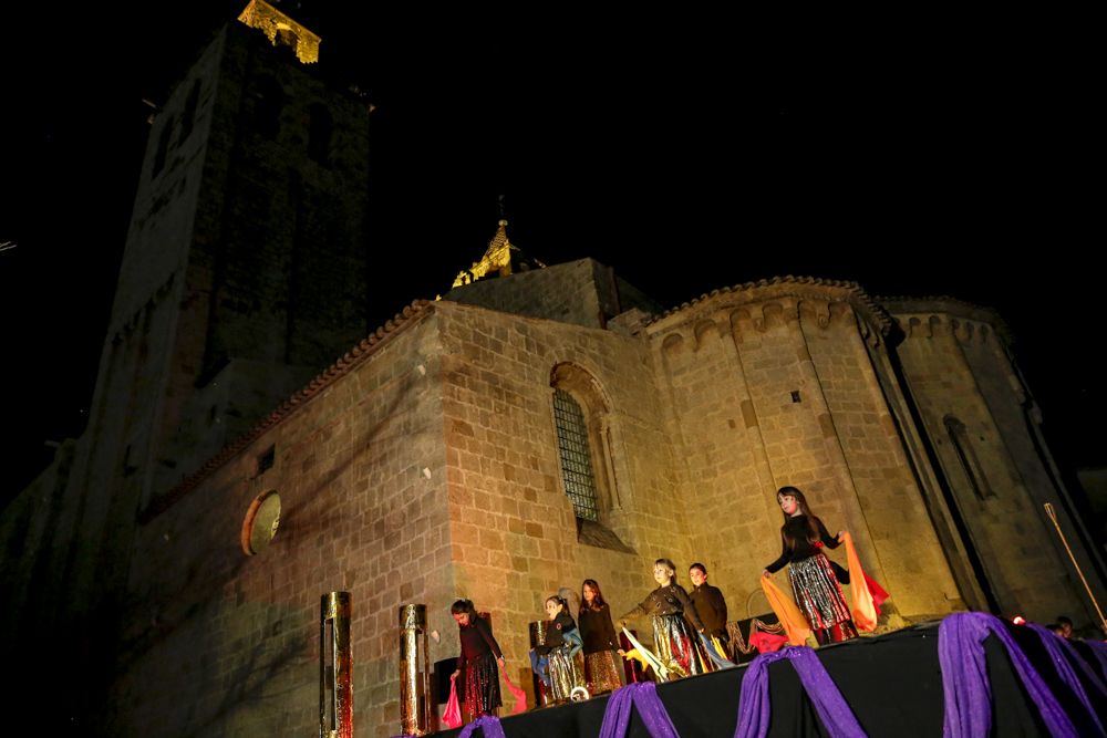 Pessebre vivent al monestir de Sant Cugat. FOTO: Yves Dimant