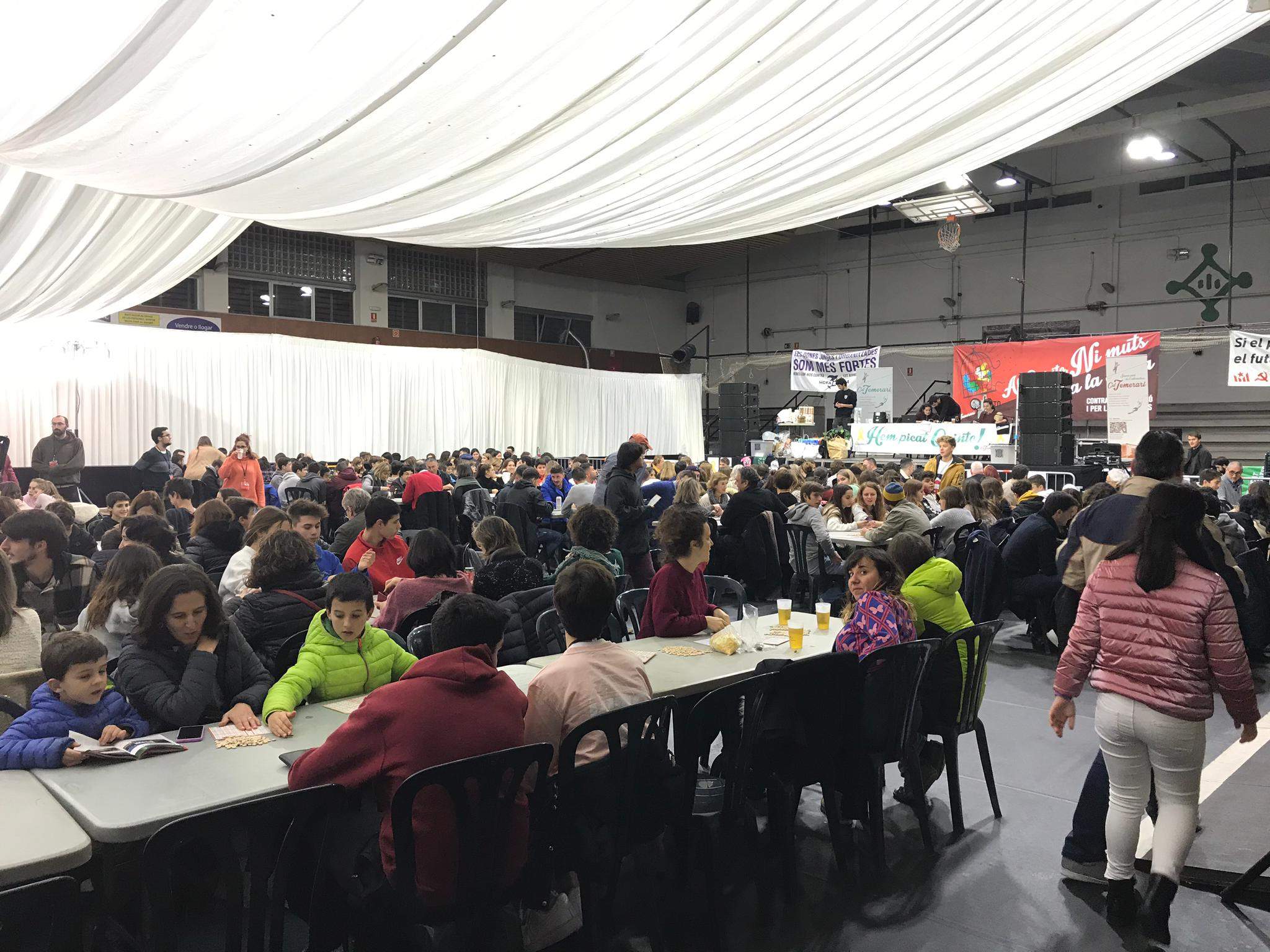 Quinto de Nadal 2019, al Pavelló II de la ZEM rambla del Celler. FOTO: Ferran Mitjà