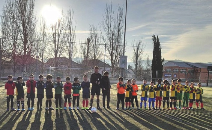 Un dels partits de la jornada. FOTO: Cedida