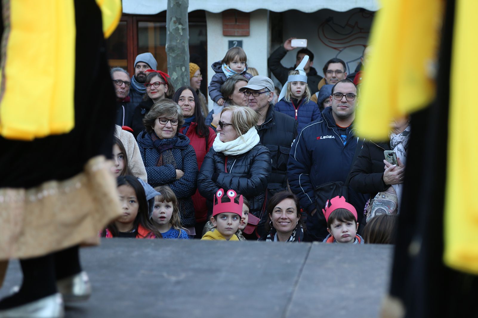Balls per l'espera a l'arribada dels Reis. FOTO: Anna Bassa