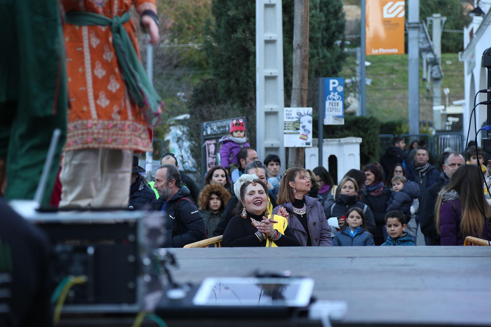 Balls per l'espera a l'arribada dels Reis. FOTO: Anna Bassa