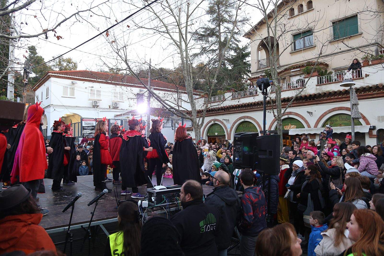 A l'arribada dels reis. FOTO: Anna Bassa