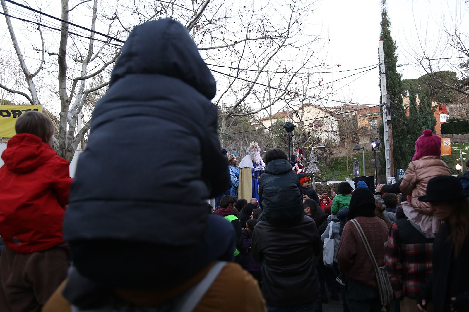 A l'arribada dels reis. FOTO: Anna Bassa