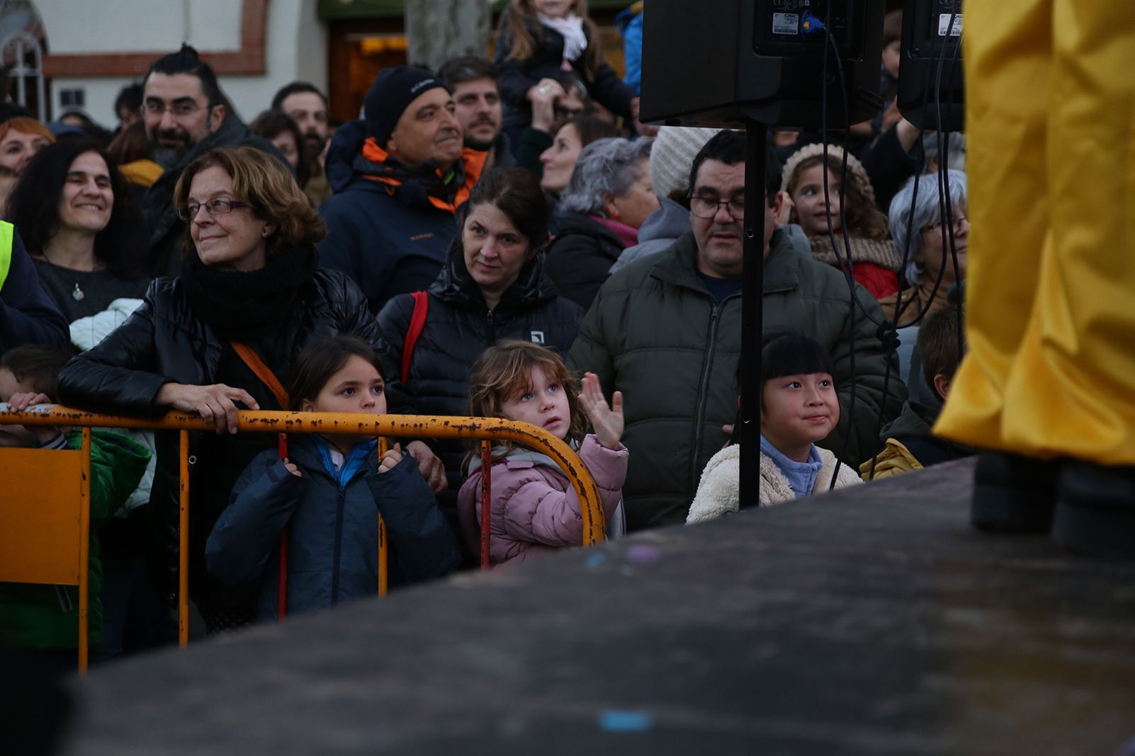 A l'arribada dels reis. FOTO: Anna Bassa