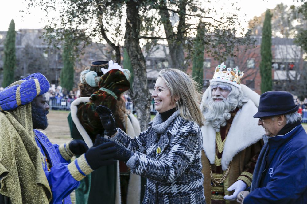 La cavalcada dels Reis Mags a Sant Cugat. FOTO: Yves Dimant