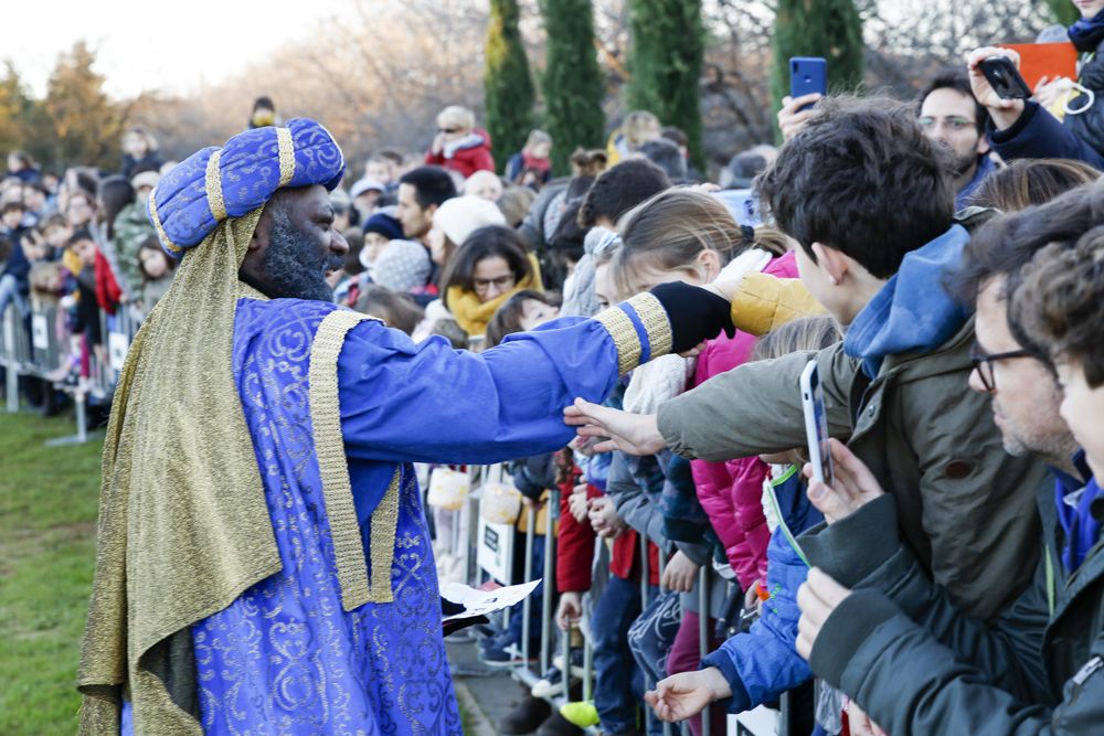 La cavalcada dels Reis Mags a Sant Cugat. FOTO: Yves Dimant