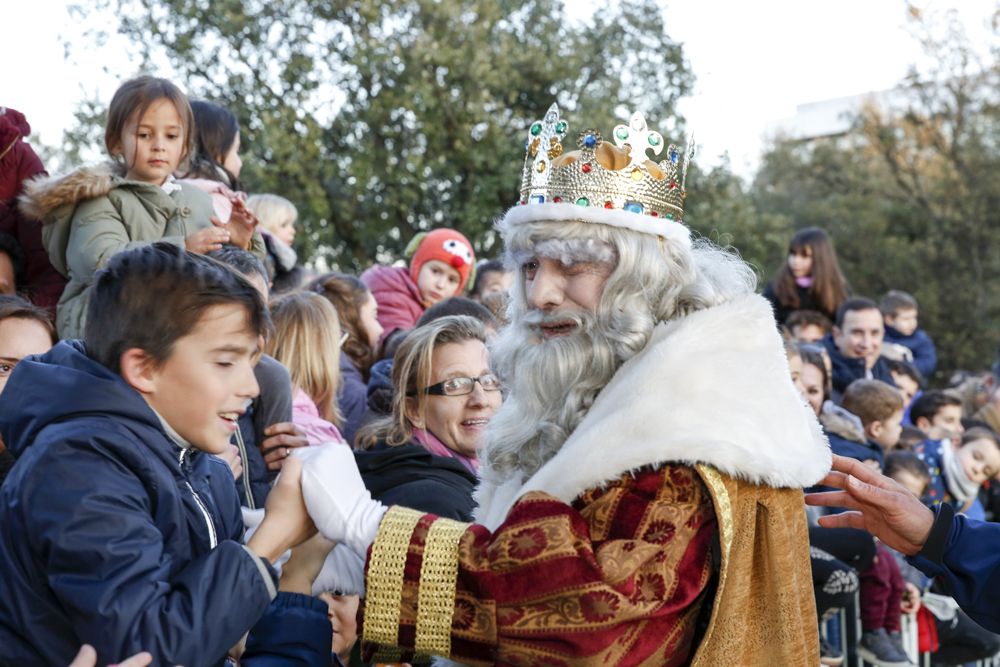 La cavalcada dels Reis Mags a Sant Cugat. FOTO: Yves Dimant