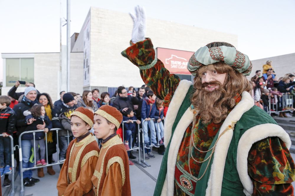 La cavalcada dels Reis Mags a Sant Cugat. FOTO: Yves Dimant