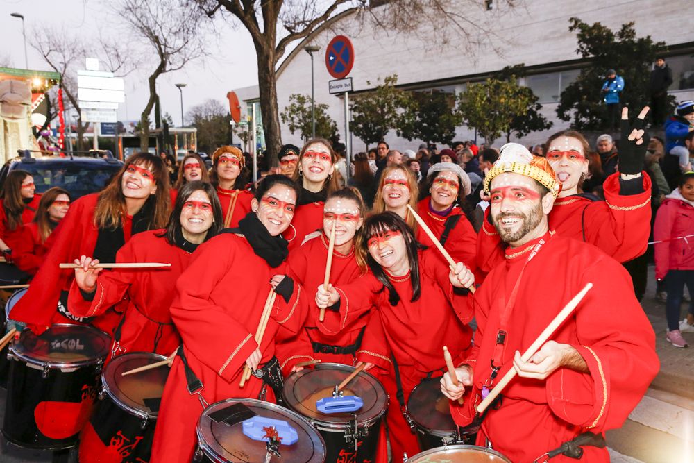 La cavalcada dels Reis Mags a Sant Cugat. FOTO: Yves Dimant