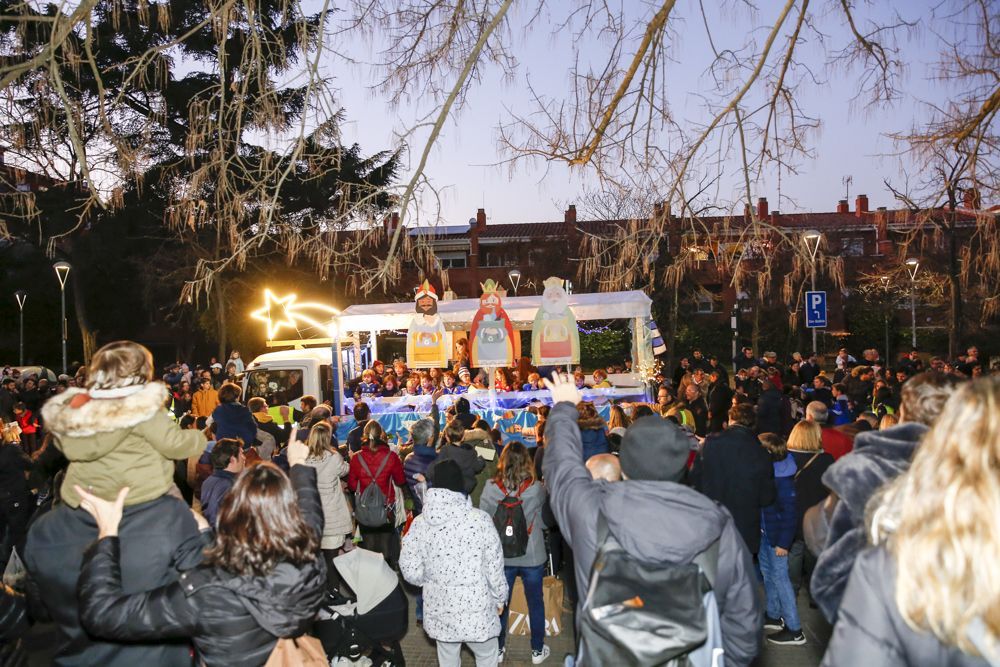 La cavalcada dels Reis Mags a Sant Cugat. FOTO: Yves Dimant